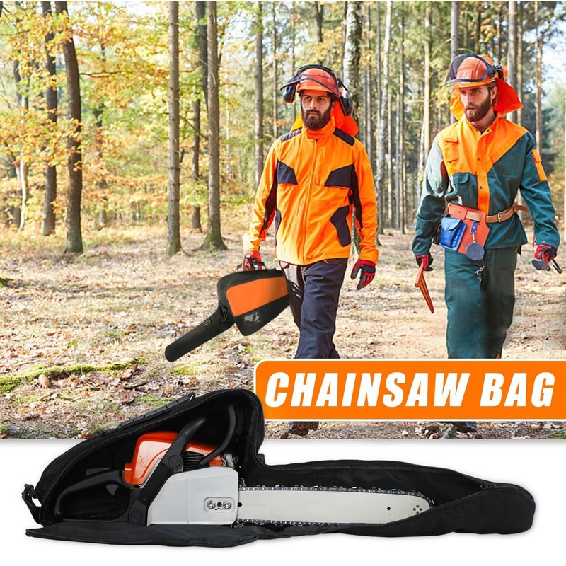 ZELARMAN Chainsaw Bag - Size Upgrade, Improved Portable Chainsaw Carrying