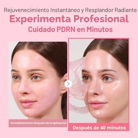 TOSOWOONG Real Pink PDRN Fit, máscara de envoltura de ADN de salmón, 12 péptidos, mascarilla facial de colágeno hidrolizado para elasticidad, reafirma