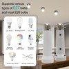 Light Socket Extender, E26/E27 Socket Extension Adapter, 5.31 inch Light