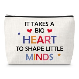 Sfodiary Teacher Appreciation Gifts Teacher Gifts for Women Makeup Bag Graduation Appreciation Present for Counselor Mentor Cosmetic Bag Retirement Birthday Christmas Travel Cosmetic Pouch