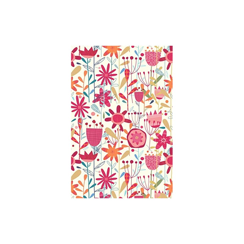 Notes: A Blank Squared Paper Journal with Wild Weeds and