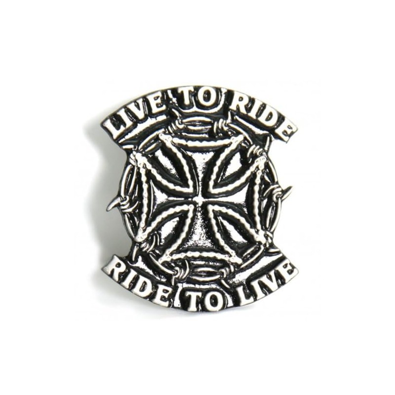 Hot Leathers Live to Ride Pin