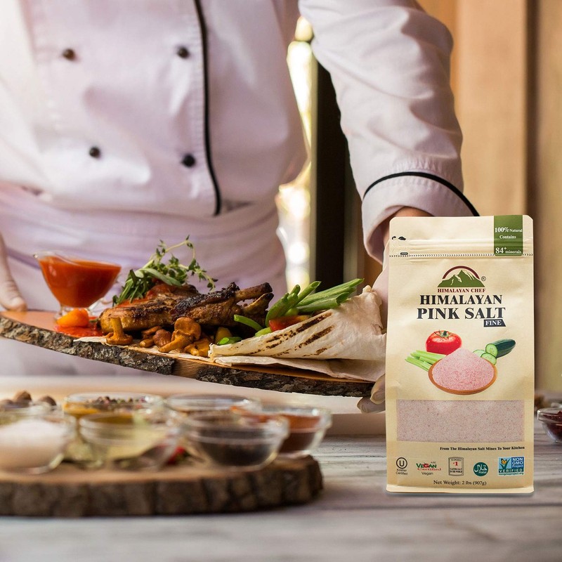 Himalayan Chef Pink Salt Fine-2lbs