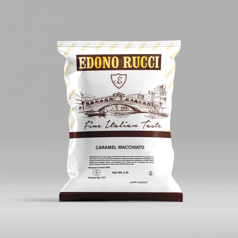 Edono Rucci Caramel Macchiato Cappuccino Mix – Rich & Velvety,