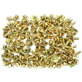 Retro-Motive M6-1.0 x 16mm Body Bolts- 10mm Hex- 19mm Washer- 100 bolts- #1903-100