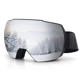 DUDUKING Ski Goggles Snowboard Goggles for Men Women Adults Teenagers Ski Goggles OTG UV Protection Compatible Helmet Anti Fog Ski Goggles Spherical Mirrored