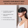 LaCourse 100% Organic Silk Sleep Mask for Sleeping with 4
