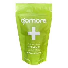 Gomitas Gomore Suplemento Vitaminas Zinc Sabor Kiwi 90g