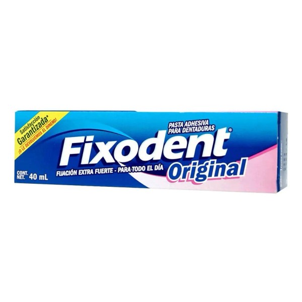 Fixodent Original Pasta Adhesiva Para Dentaduras 40ml