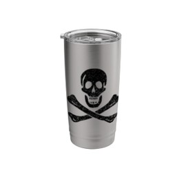 JOLLY ROGER PIRATE FLAG SKULL & CROSSBONES SAM BELLAMY Stainless Steel Insulated Tumbler