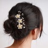 TseenYi Bridal Hair Accessories Hair Clips Rhinestone Pearl Hair Pin