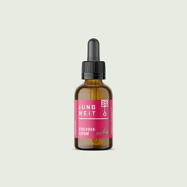 JUNGHEIT Hyaluronic Serum Rose Organic Comparison Winner High Dose Certified Skincare Anti-Ageing Serum for All Skin Types Hyaluronic Acid Serum Face Face Care 30 ml