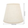 LIFKOME Linen Curtain Fabric Lampshade Replacement E27 Barrel Lampshade Linen
