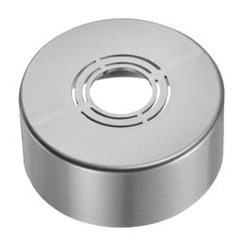 sourcing map Wall Split Flange, 1 Pcs 70x30 mm - Cuttable ABS Round Escutcheon Plate Cover Buckle, Shower Arm Flange for 20/25/33mm(0.8/1.0/1.3 Inch) Water Pipe Faucet Decoration (Gray)