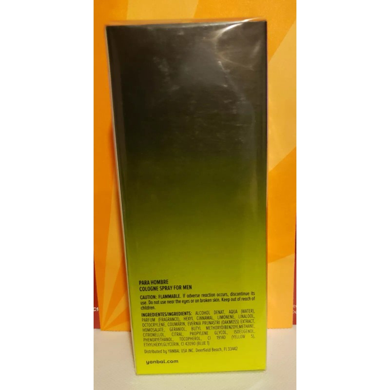 Yanbal Adrenaline Eau De Toilette For Men by Yanbal *New