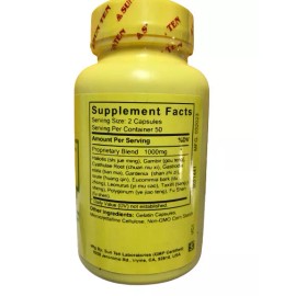 Sun Ten - Gastrodia & Uncaria Combination Capsules / Tian Ma Gou Teng Yin /天麻鈎藤飲