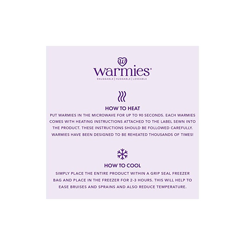 Warmies® 13'' Fully Heatable Soft Toy Scented with French Lavender