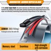 AUTOBOO 24"+22" Windshield Wipers with 12" Rear Wiper Blade Replacement