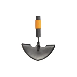Fiskars lawn edger, tool head, width: 19 cm, boron steel, black / orange, QuikFit, 1000690