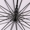 ThreeH Bamboo Stick Umbrella Auto Open Solid Color Fashionable and