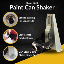 No Brand Spray Can Paint Shaker Mixer - Drill Powered Paint Shaker Electric Paint Shaker