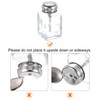sourcing map 3pcs Solvent Alcohol Dispensers 120ml(4oz) Conical Push Down