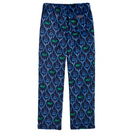 vineyard vines Boys' High Pile Fleece Pajama Pants, Ski Lift Whale-Nautical Navy, 5