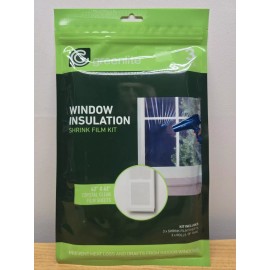 Greenlite Window Insulation Crystal Clear Shrink Film Kit 3 Sheet Pack 42"X62"