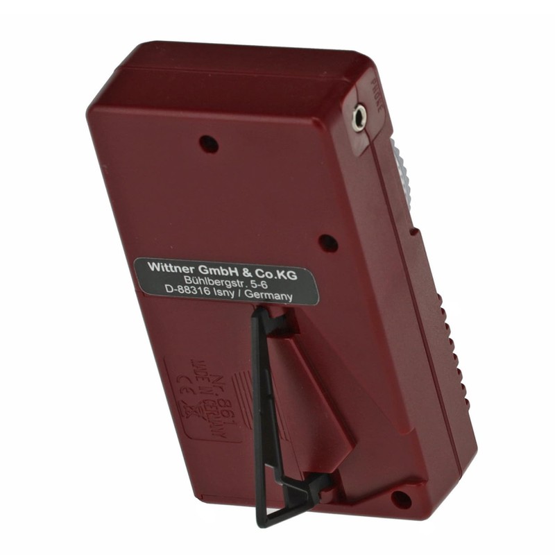 Wittner QM 2 Metronome Taktell Ruby Red Including Earphones with