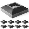 Wocepu 8 pcs 2"x2" Aluminum Deck Post Base Cover, for
