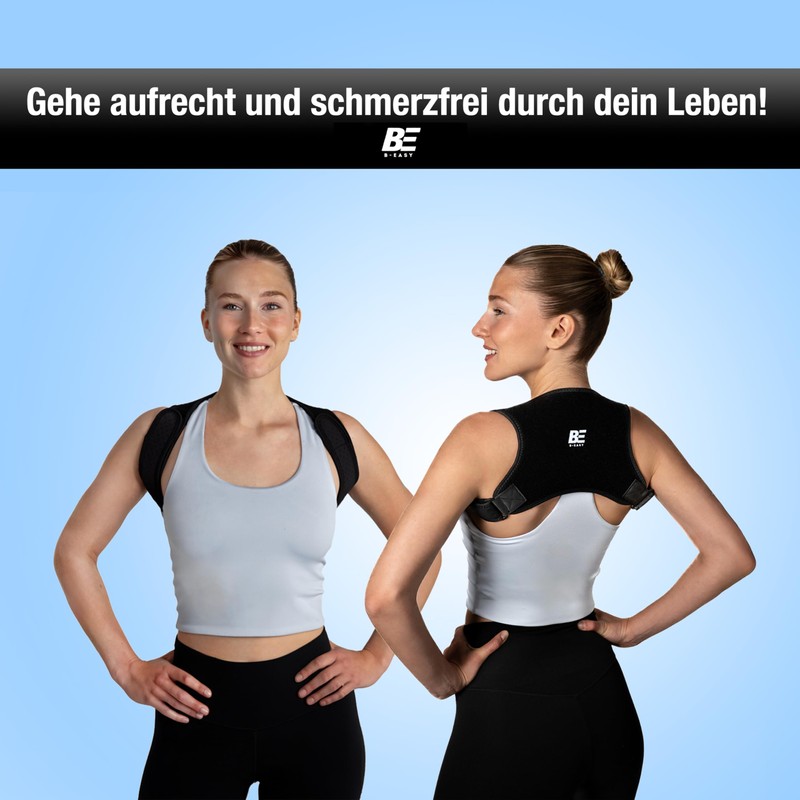 B-EASY Back Support Belt | Back Straightener | Posture Corrector