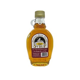 Maple Syrup Gourmet Pack 8 oz Pourable Glass Jar Grade A Fancy Table Grade