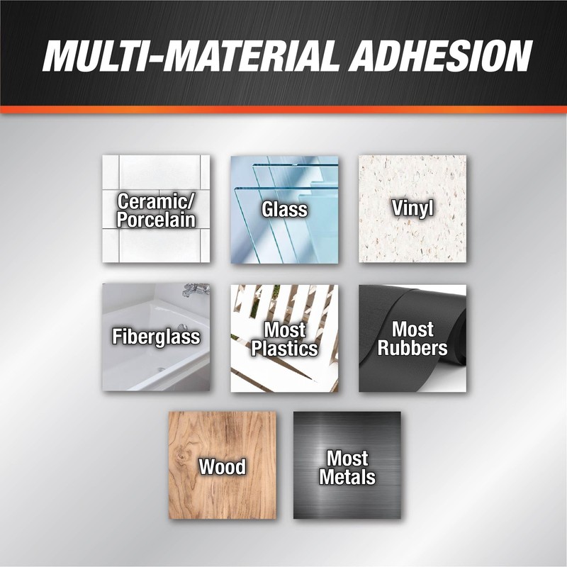 DAP 100% Silicone Rubber Kitchen, Bath & Plumbing Bath Sealant,