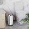Toilet Paper Holder Stand, Freestanding Toilet Tissue Organizer, Minimalistic Storage