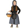 Castañera Costume for Girls, Black