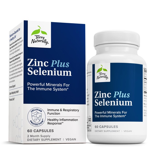 Terry Naturally Zinc Plus Selenium - Immune & Respiratory Health