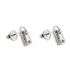Pendientes Lineargent Plata Ley 925 m Rodiada 9.5 mm Motivo