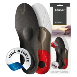 Bergal Men's X-treme Einlegesohle Orthotic Insole, Multicolour (Anatomisch Geformtes Fußbett Sorgt EIN Perfektes Tragegefühl Ist Ideal Für Sportschuhe, Wanderschuhe Und Freizeitschuhe), 10.5 UK