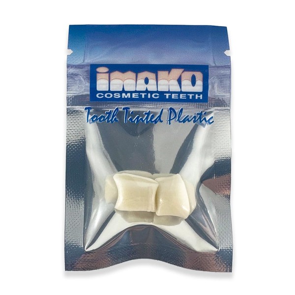Imako Tooth Tinted Plastic - Natural Color - Temporary Tooth - Made in USA