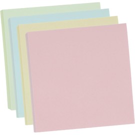 SHOWERORO Scrapbook Kit De Notas Adhesivos Coloridos 400 Pcs Notas Decorativas Portátiles Para Estudiantes Escolares y De Oficina Papelería y Práctica Scrapbook Album