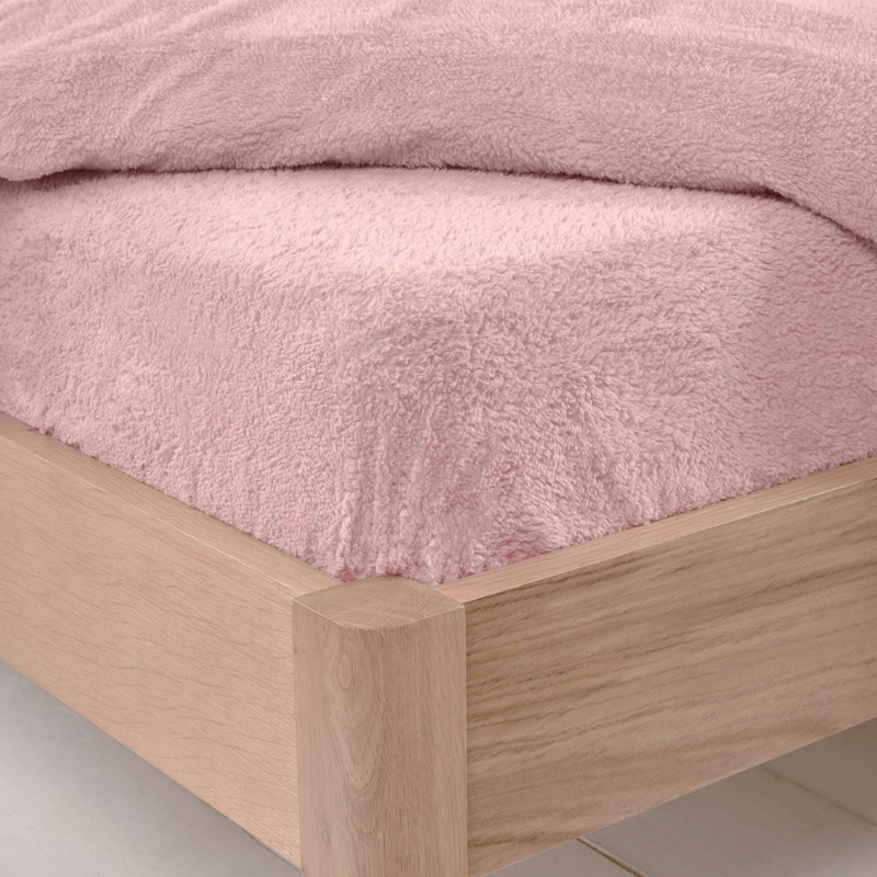 Brentfords Teddy Fleece Fitted Bed Sheet Thermal Warm Soft Luxury