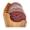 ZYRELYNX 8-Tier Sandpaper Organizer Fit for Sanding Discs 5 Inch,