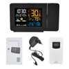 Indoor Outdoor Thermometer 60m Transmission Clock Projection Function Temperature Prediction