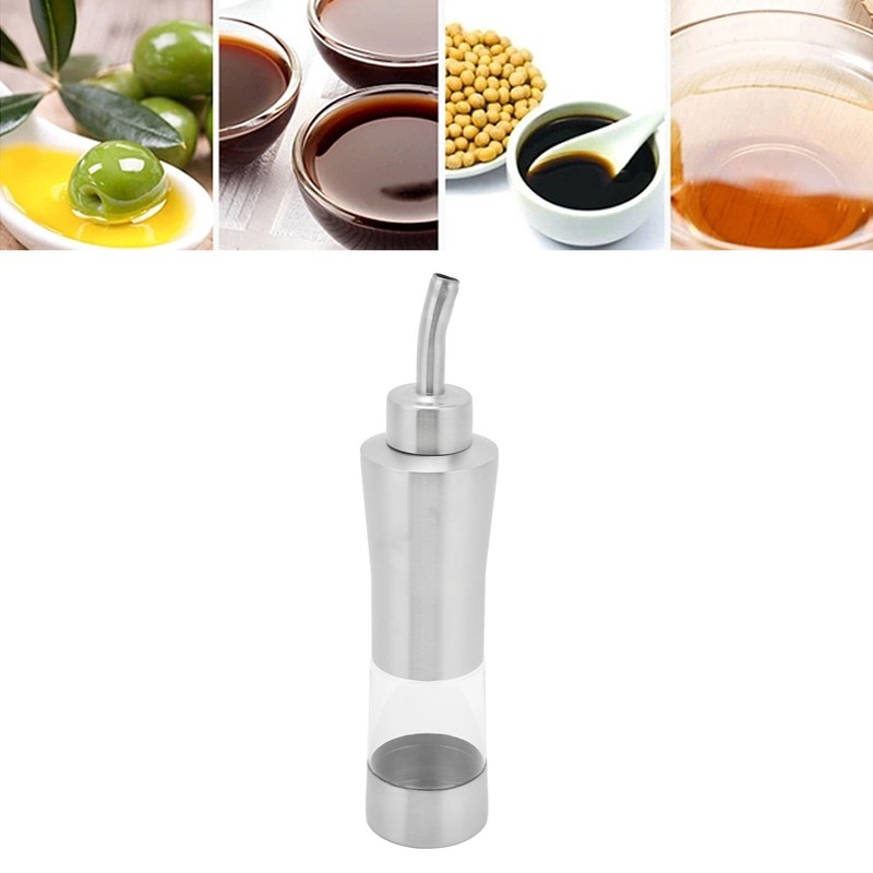 Olive Oil Dispenser Bottle 304 Stainless Steel Vinegar Cruet with
