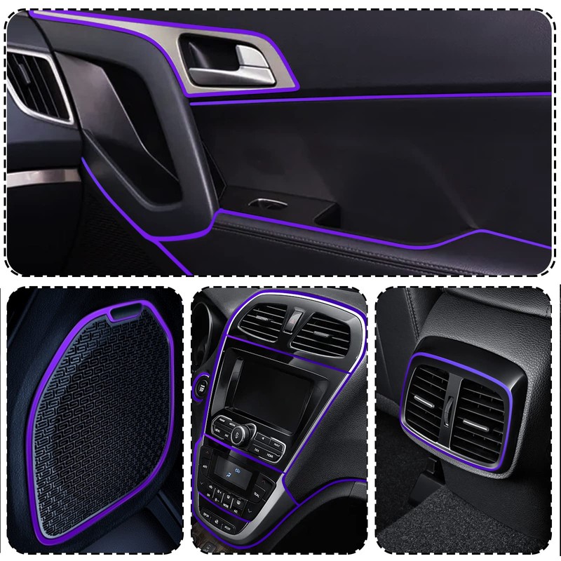 Car Interior Trim Strips,Universal 33ft Car Electroplating Decoration Styling Door
