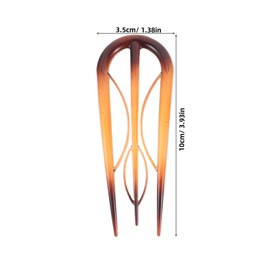 Vaguelly 6pcs U Shaped Hair Pins for Women Vintage French Hair Clips for Thick Updos and Buns Ancient Style Forks for Chignons