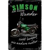 Geschenkeparadies 24 Decorative Tin Sign 20 x 30 cm Simson