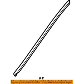 Genuine Honda 73152-TK8-A01 Garnish