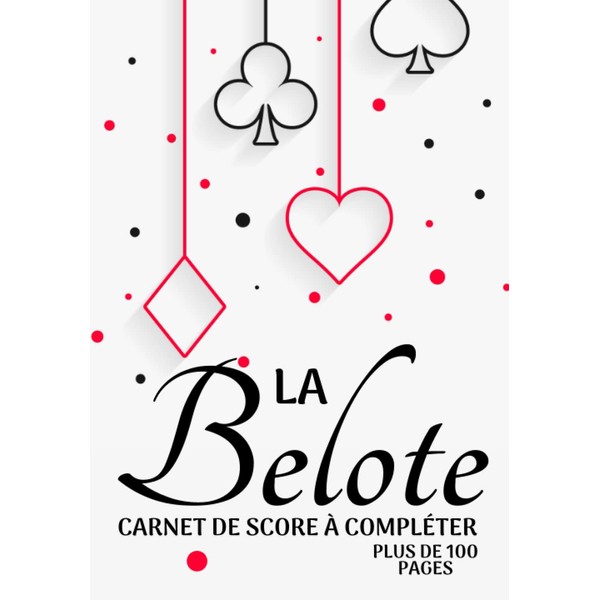 La Belote: carnet de score à compléter: Cahier pour noter