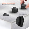 APIELE 5Pcs Rocker Switch ON Off KCD1 Mini Round Toggle